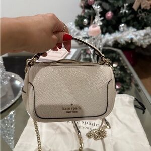 Kate Spade White Leather Crossbody Bag